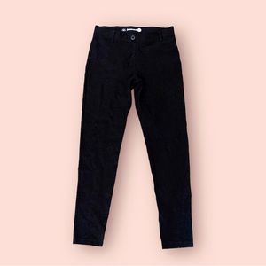 Betabrand Women’s S Black Yoga Dress Pant Skinny Leg Mid Rise Stretch Office